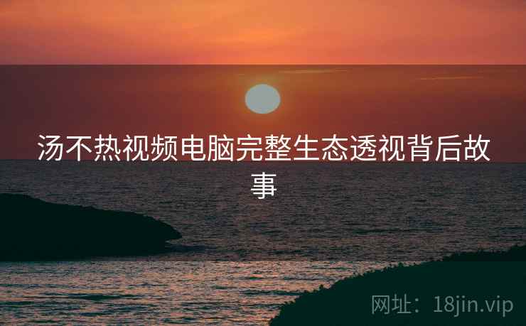 汤不热视频电脑完整生态透视背后故事