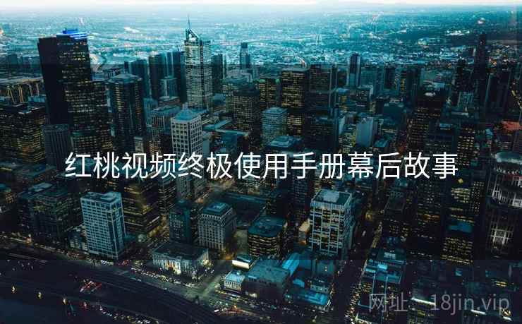 红桃视频终极使用手册幕后故事